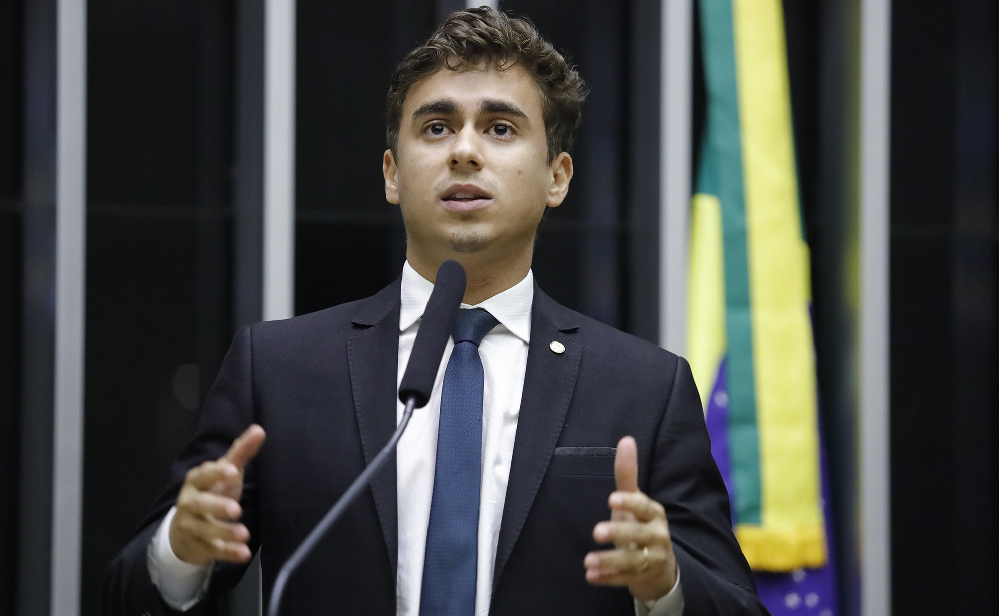 Nikolas Ferreira em seus argumentos